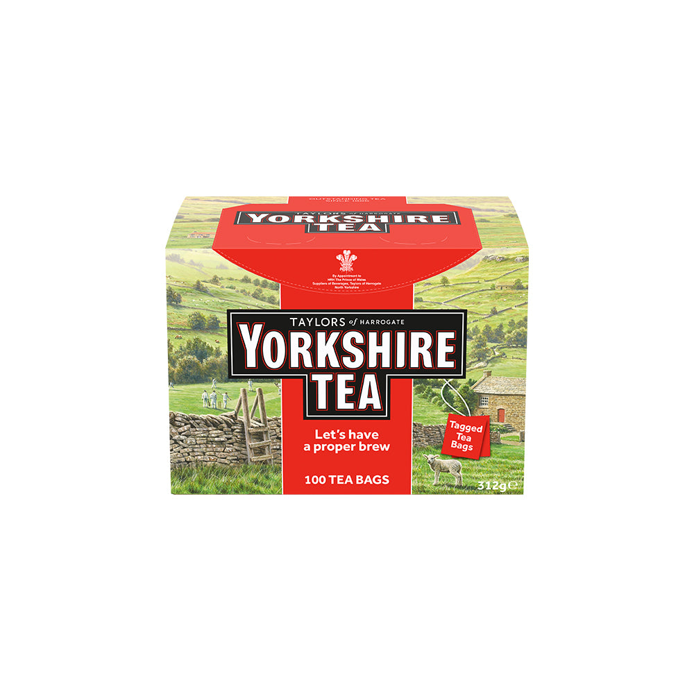 Yorkshire Tea String & Tag Tea Bags 1x100
