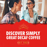 discover decaf vending coffee
