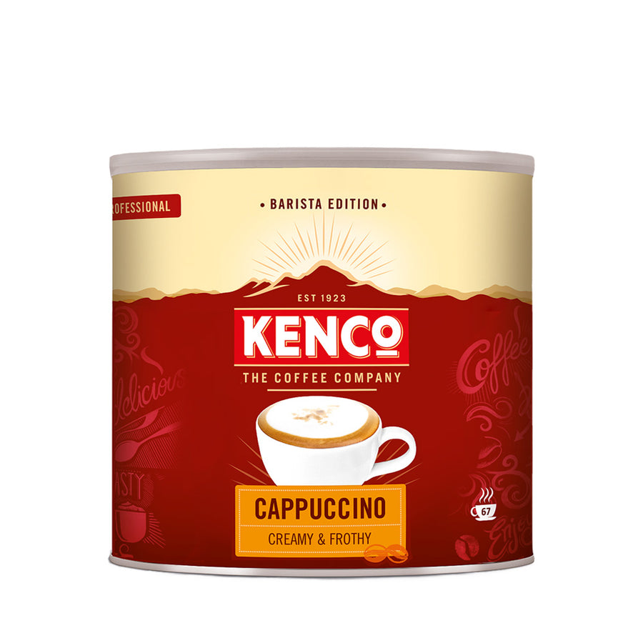 Kenco Cappuccino Instant Coffee Tins 1kg Coffee Supplies Direct