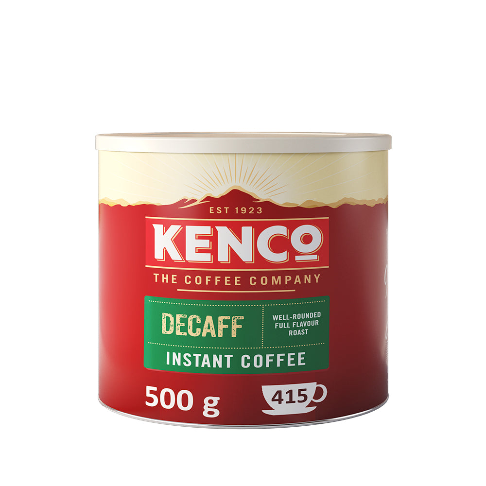 Kenco Decaffeinated Instant Coffee Tin 500g – Coffee Supplies Direct