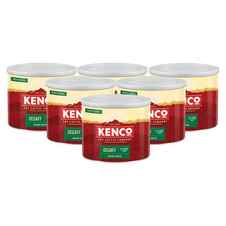 Kenco Decaffeinated Instant Coffee Tins 6 x 500g