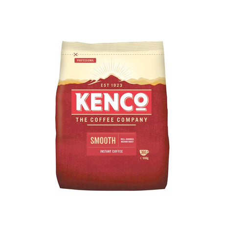 Kenco Smooth Instant Coffee 650g Refill Bag