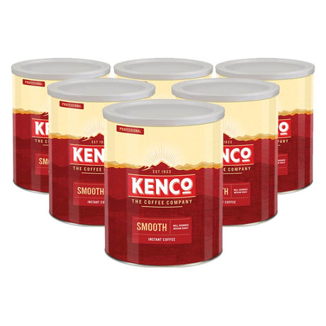 Kenco Smooth Roast Instant Coffee Tin 6 x 750g