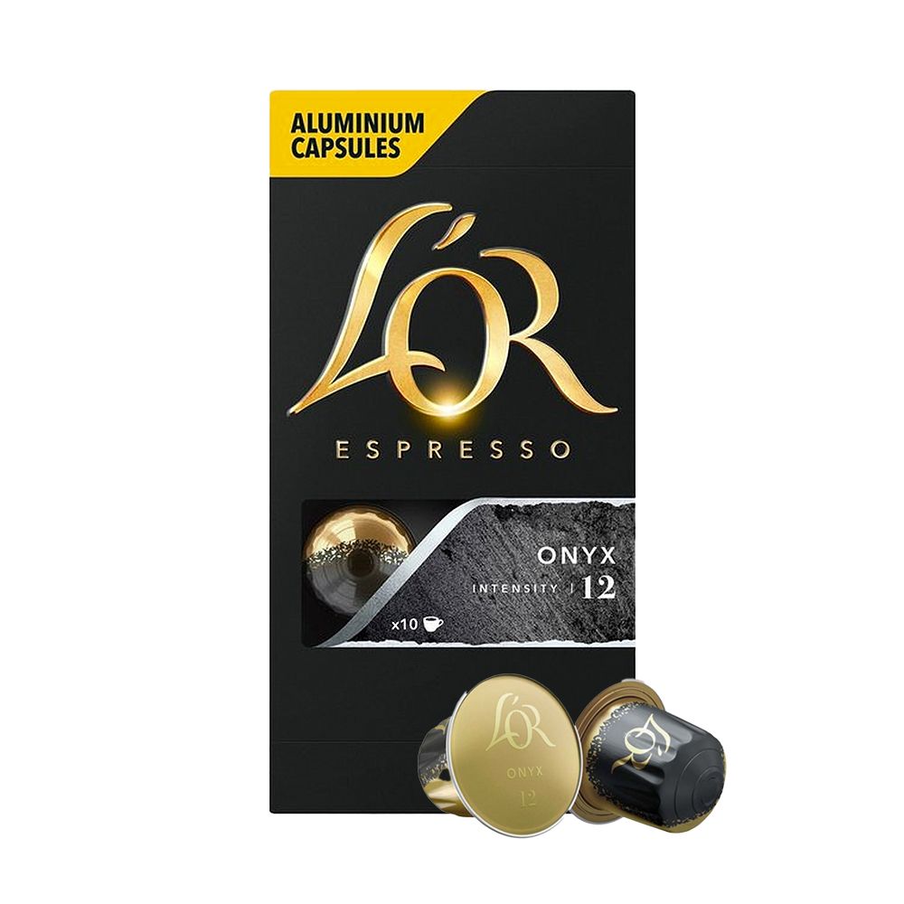 L'OR Onyx Espresso Coffee Capsules 1 x 10 Nespresso Compatible