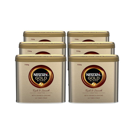Nescafe Gold Blend Coffee Tins 6 x 750g