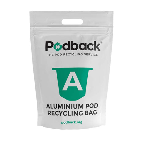 Tassimo Podback Scheme White Aluminium Pods Recycling 1 Bag