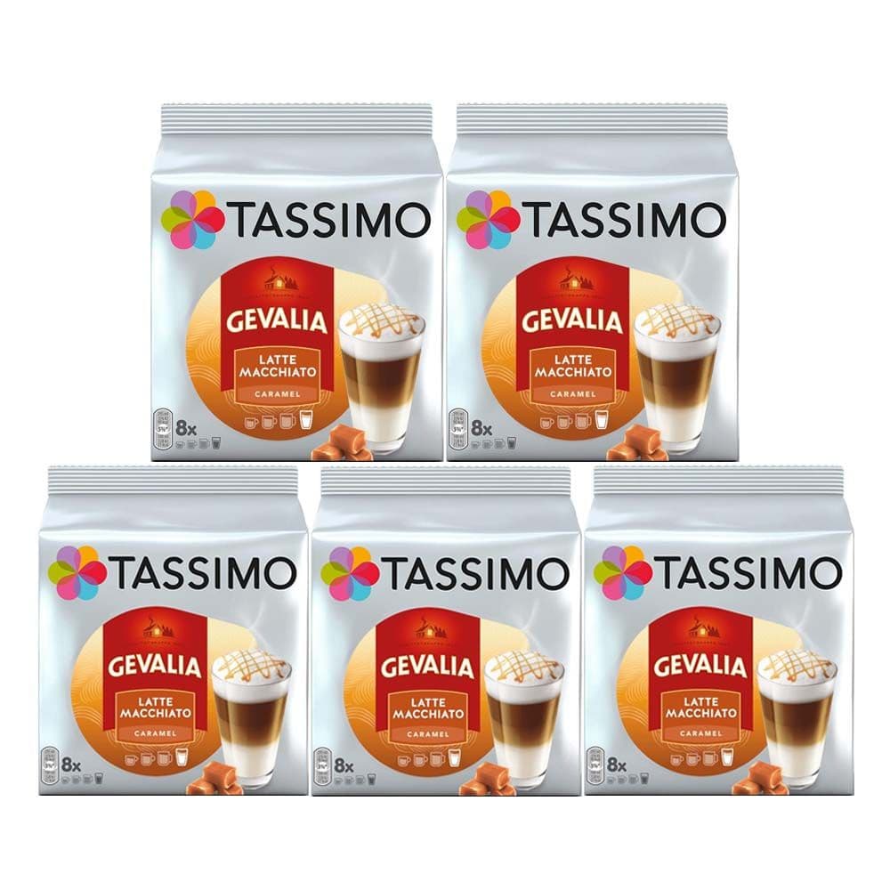 Tassimo T Discs Gevalia Caramel Latte Macchiato Coffee Pods Case of 5 –  Coffee Supplies Direct