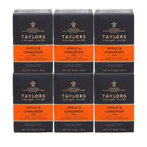 Taylors of Harrogate Apple and Cinnamon 6 x 20 Envelope Tea Bags