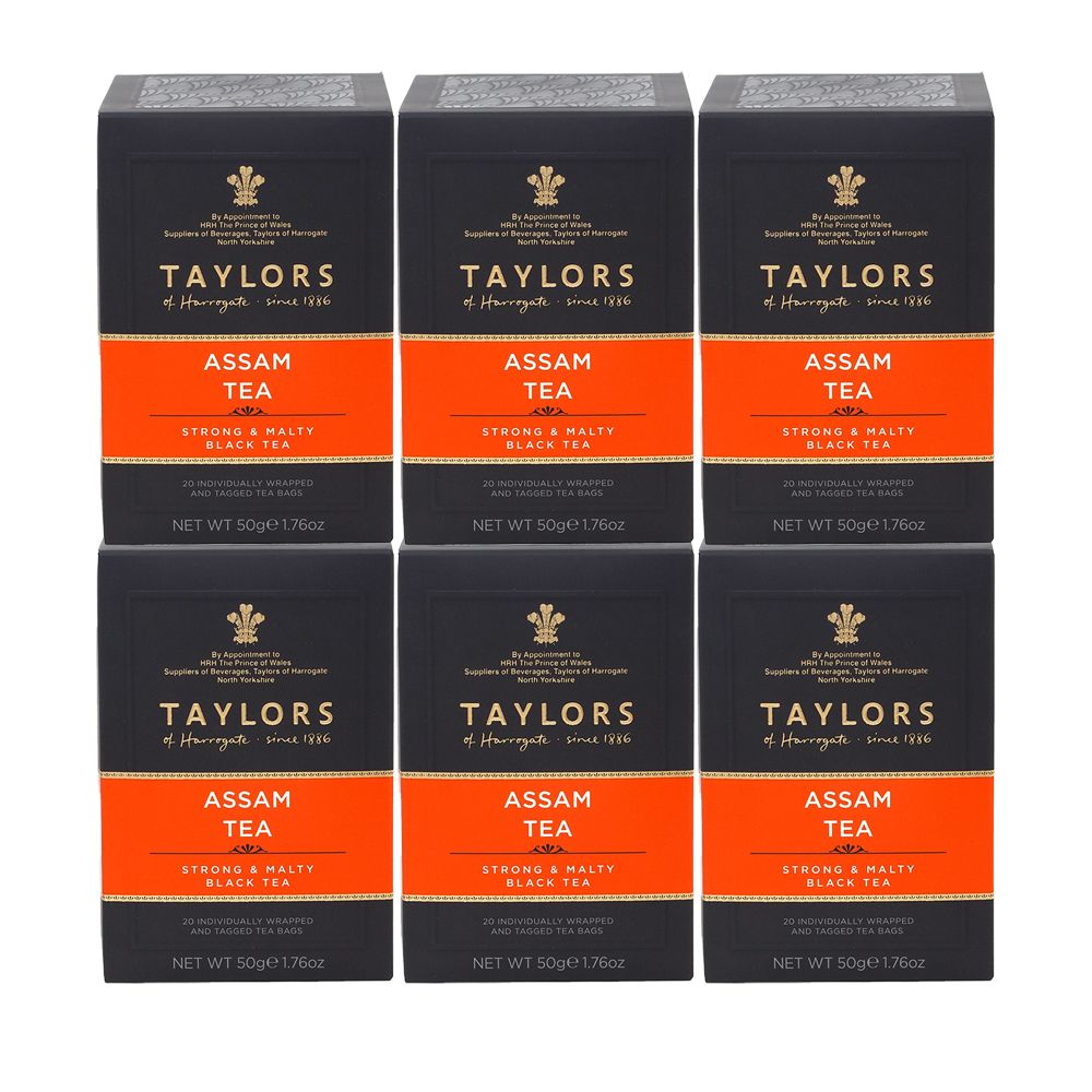 Taylors of Harrogate Assam 6 x 20 Envelope Tea Bags