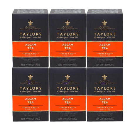 Taylors of Harrogate Assam 6 x 20 Envelope Tea Bags
