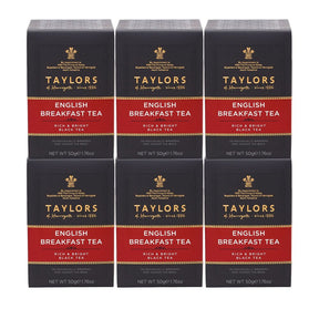 Taylors of Harrogate English Breakfast 6 x 20 Envelope Tea Bags