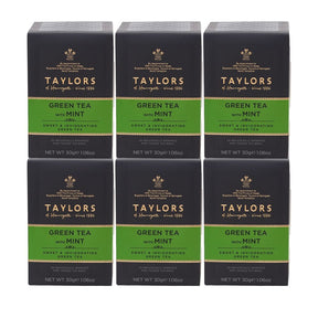 Taylors of Harrogate Green Tea with Mint 6 x 20 Envelope Tea Bags
