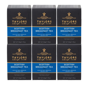 Taylors of Harrogate Scottish Breakfast 6 x 20 Envelope Tea Bags
