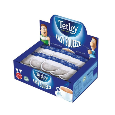 Tetley Easy Squeeze 100 Drawstring Tea Bags