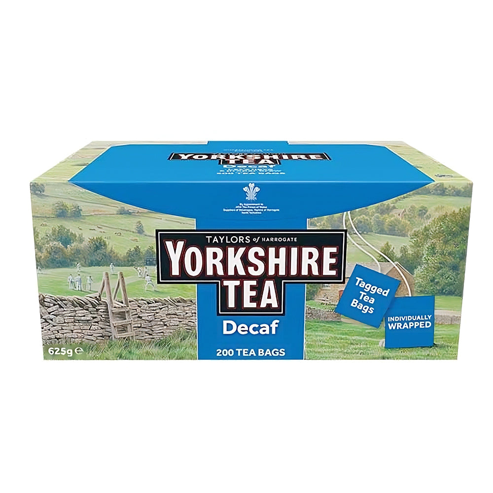 Yorkshire Decaf Envelope String & Tag Tea Bags 1x200 – Coffee